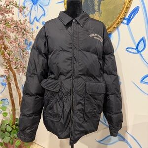 Harley-Davidson Black Quilted Reversible Puffer Jacket